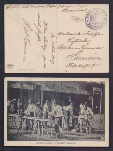 1917 hademstorf poststelle aus - 1917,