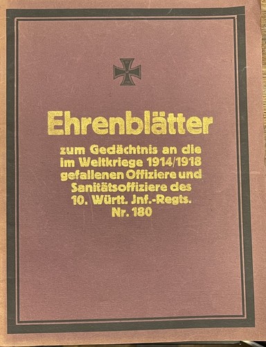 Ehrenblätter zum gedächtnis - ehrenblätter,