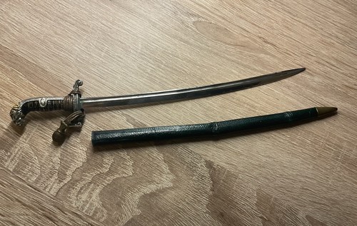 Löwenkopfsäbel brieföffner - löwenkopfsäbel,