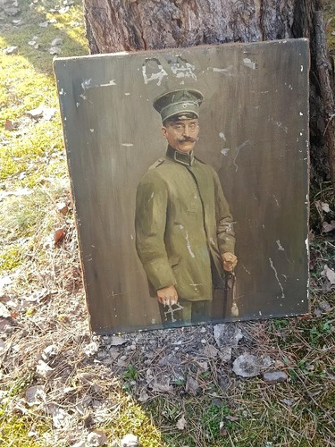 Altes portrait offizier soldat - altes,