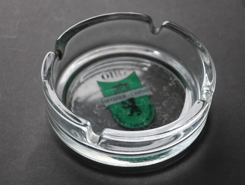 Glas aschenbecher bundeswehr - aschenbecher,