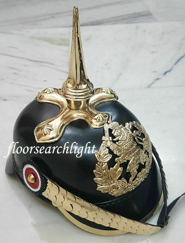 Deutsch preußischer lederhelm - deutsch,
