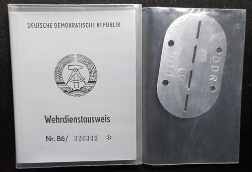 Nva wehrdienstausweis blanko - wehrdienstausweis,