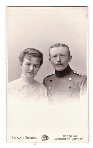 Cdv foto feines ehepaar - feines,