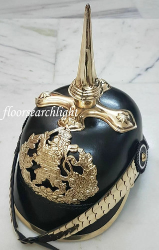 Deutsch preußischer lederhelm - deutsch,