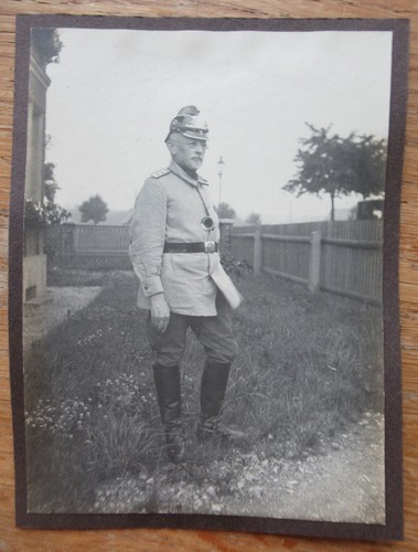 Altes portrait foto feuerwehr - altes,