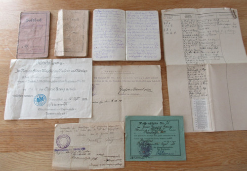 Soldbuch artillerie - 2x,